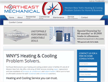 Tablet Screenshot of heatingcoolingbuffalo.com